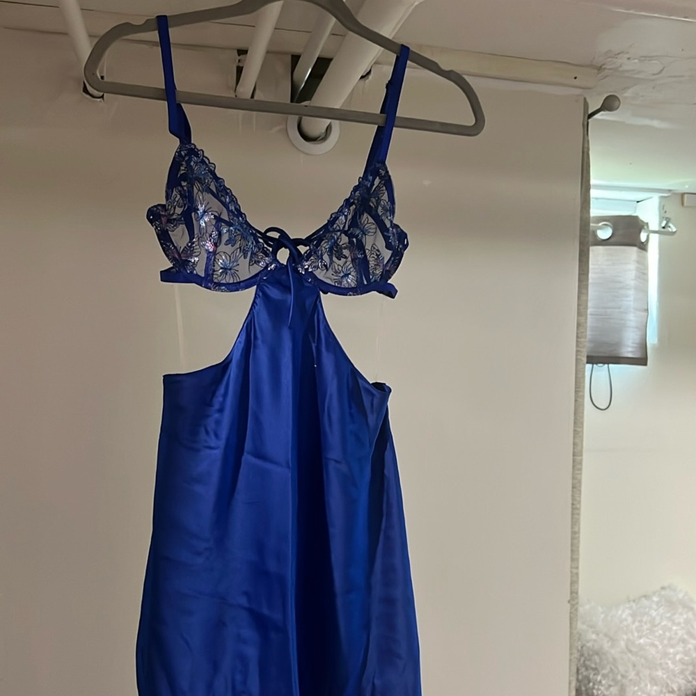 Blue babydoll